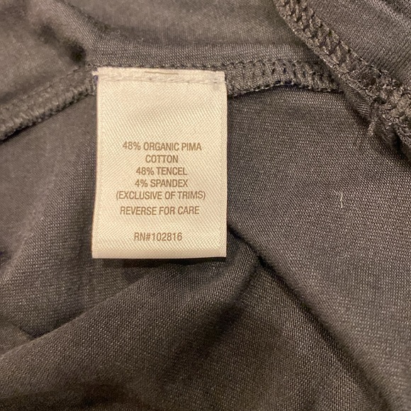 Garnet Hill Boatneck Black 3/4 Sleeve Knit Top New Without Tags - Picture 5 of 6